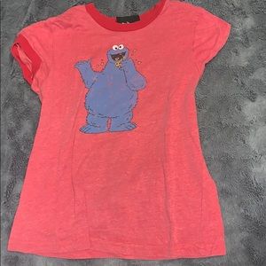 VINTAGE cookie monster tshirt